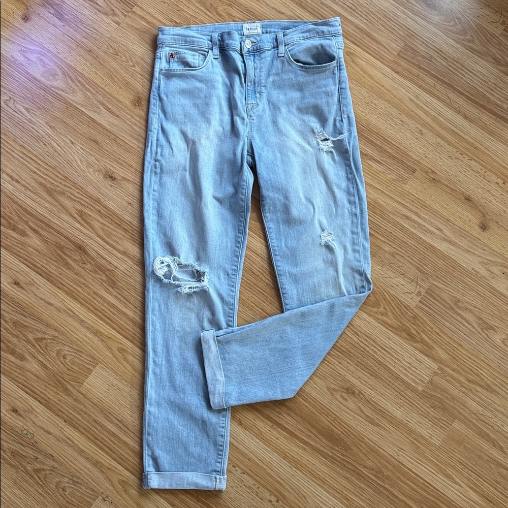 HUDSON Natalie Mid Rise Slim Boyfriend Jeans ✨ size 28